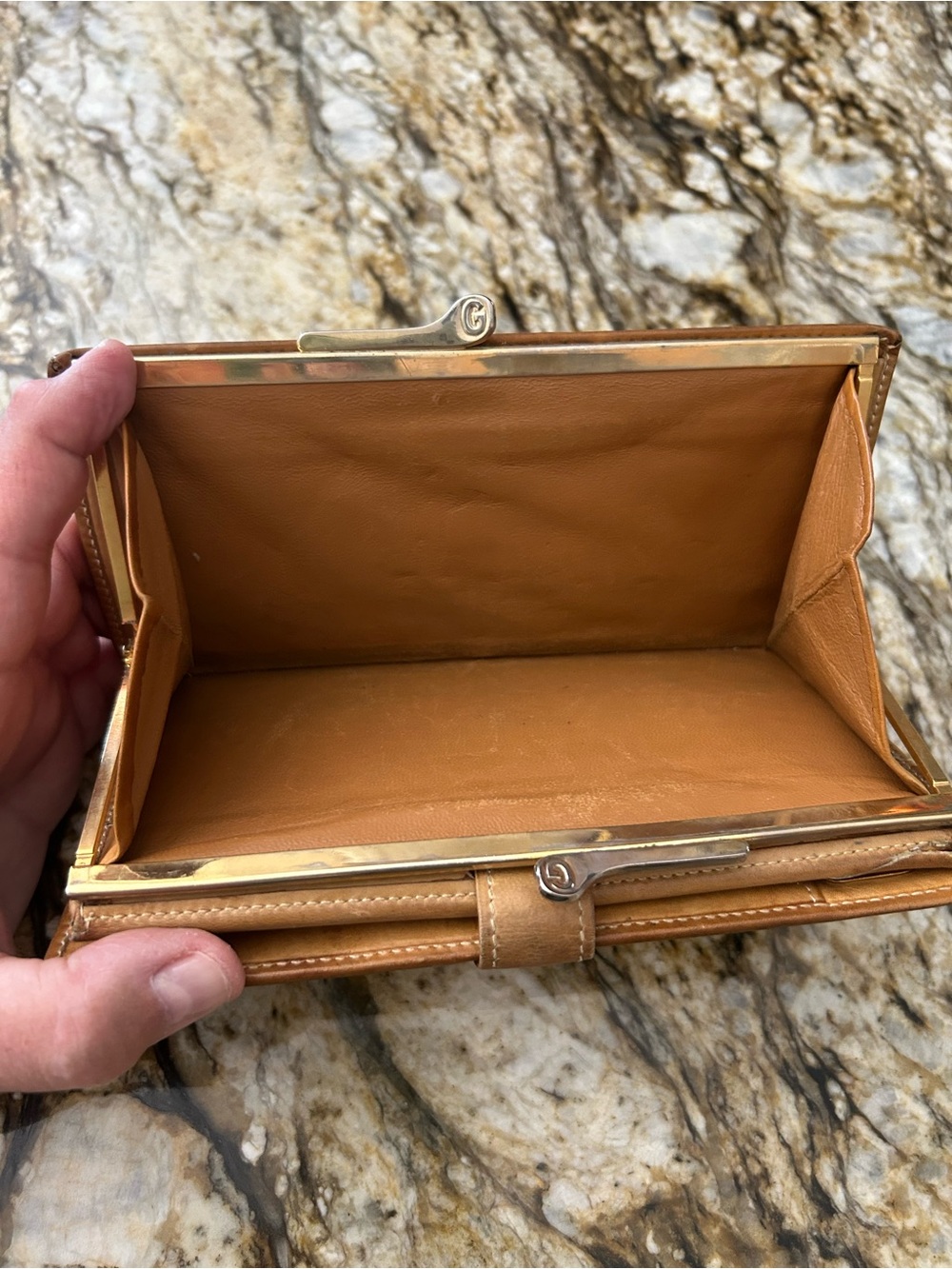 Vintage Gucci Brown GG Canvas Continental Wallet with Green and Red Webbing - Picture 10 of 16